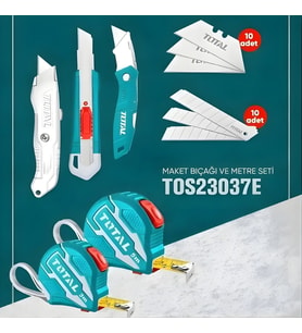 TOTAL Metre ve Maket Bıçağı Seti TOS23037E