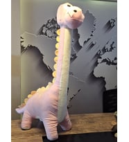 UZUN SEVİMLİ DİNO 90cM (Pembe)