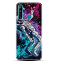 Realme 5i 5 Pro 6i 7 Pro 8 Kılıf Desemli Silikon Astronot Signs 1753