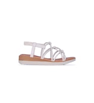 Moda Ayakkabı  851 Yazlık Düz Sandalet Ayakkabı (Krem)