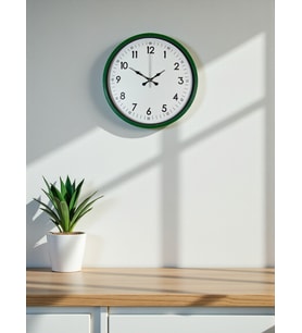 36 Cm Yeşil Dekoratif Duvar Saati