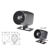 Siren Tek Sesli 12v Dc 20w HS205-1 Küçük Boy 105 Db