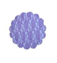 Organze dantel desenli lila 22cm p100-