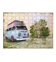 Ahşap Mdf Puzzle Yapboz Karavan Volkswagen
