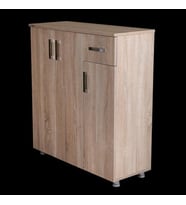 Ayakkabılık 13639 Çok Amaç Model Parlak SOMONE Hard suntalem Demonta 5raf El Yapı (Krem)