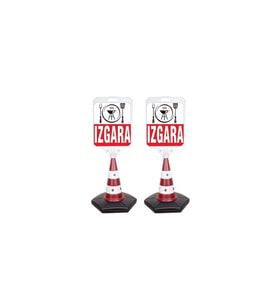 Izgara Temalı Reklam Ve Uyarı Dubası 2 Adet