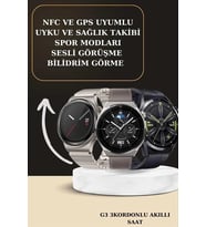 Mey İthalat® Aynalı Bluetooth Kulaklık Yeni Nesil Akıllı Saat Titreşimli Nabız Ölçer Spor Modları