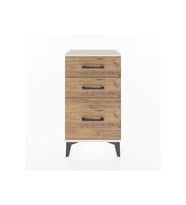 Arges Komodin 3 Çekmeceli 44x30x80 Aytaşı-Çam
