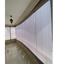 Plise Perde Premium Cam Balkon Isı Yalıtım Leke Tutmaz Katlanır Perde
