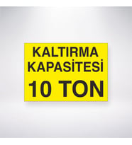 Kaldırma Kapasitesi 10 Ton 21x35 Arkası Yapışkanlı Levha