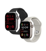 HK9 Promax+ 45mm Amoled EKran Çift Kordon Orjinal Seri KOruma Camı Hediyeli (Gümüş)