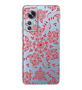 Xiaomi Mi 12 Uyumlu Kamera Korumalı Kapak Nostalji Desen Tasarımlı Şeffaf Silikon Kılıf