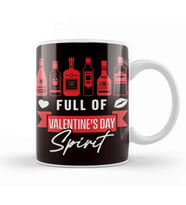 Funny Full Of Valentines Day Spirit Alcohol Drink Kupa Bardak Porselen