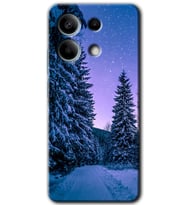Xiaomi Redmi Note 13 5G Kılıf HD Desen Baskılı Kılıf - Kış Manzarası