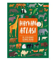 Hayvan Atlası (Dünya Haritası ve Çıkartma Hediyeli)