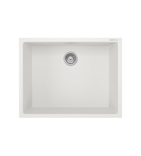 REAL GORDİON 58 BEYAZ GRANİT EVİYE K012 52.5 x 40 Cm Tezgah Altı