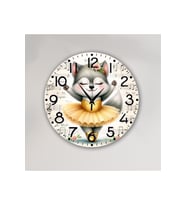 bilge Tasarım Çocuk Odası Duvar Saati 30 x 30 CM (Çok Renkli)
