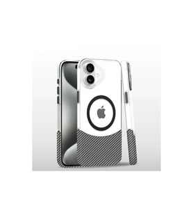 Joko Apple iPhone 16 Plus Carbon Puzzle Magsafe Kapak - Beyaz