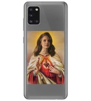 Samsung Galaxy A31 Uyumlu Lana Del Rey Desenli Şeffaf Telefon Kılıfı