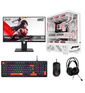 Dragos DRx9933 Ryzen 5 7600 16GB 512GB NVMe 8GB RX 9060 24.5 İnç 200Hz 1ms Oyuncu Oem Paket