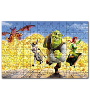Cakapuzzle Shrek, Shrek Ekstra Büyük Puzzle Yapboz MDF (Ahşap) (120 Parça)