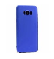 Samsung Galaxy S8 Plus Uyumlu Kılıf Zore Premier Silikon Kapak (SAKS MAVI)