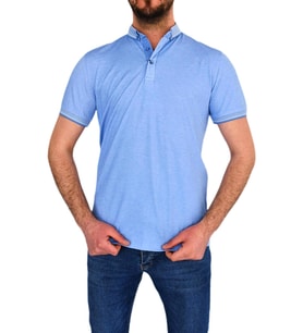 Erkek Polo Yaka Tişört T-784 BGL-ST01817 (Mavi)