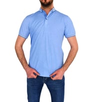 Erkek Polo Yaka Tişört T-784 BGL-ST01817 (Mavi)