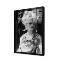 Birigitte Bardot Çerçeveli Cam Tablo