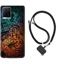 Vivo Y11S Y21S Y20 Y20S Y70 Kılıf Boyun Askılı Silikon İşaretler Tuval 1716