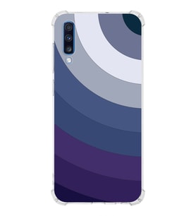 Samsung Galaxy A70  Köşe Korumalı Antişok Kapak Renk Cümbüşü Tasarımlı  Silikon Kılıf (Şeffaf)
