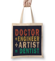 Doctor Engineer Artist Dentist 013 Bez Çanta Uzun Saplı