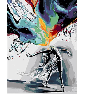 Renk Çıkışı Sayılarla Boyama Seti 50x65 cm (Tuvale Gerili)
