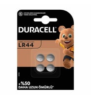 Duracell LR44 1.5 Volt Düğme Pil 4 lü LR44 1.5v Düğme Pil Saat Pili