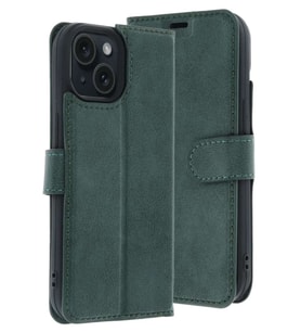 iPhone 15 Trend S Plus Kapaklı Kılıf - Yeşil