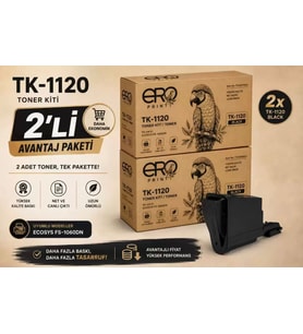 Kyocera FS-1060 dn Muadil Toner - 2'li Avantaj Paket