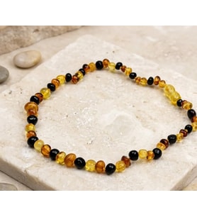 BlackCraft Bebek Amber Damla Kehribar Kolye