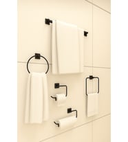 5'li Set Güçlü Yapışkanlı Daire Kare Uzun Havlu Askısı