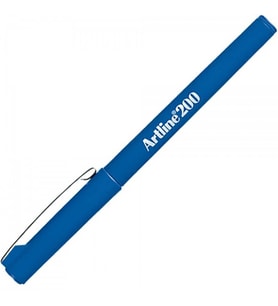 Artline Keçe Uçlu Yazı Kalemi Uç:0,6mm Royal Mavi 210N