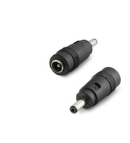 Dc Jack Dönüştürücü 5.5X2.5 Mm Soket 4.0X1.35 Mm Fiş 10 Adetli Paket Siyah HDX1315