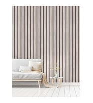 Dreamwall Ahşap Lambri Desenli Isı Ve Ses Yalıtımlı Sağlıklı Tekstil Duvar Kağıdı (Gri)