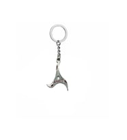 Naruto Anime Kırmızı Yazılı Ninja Yıldızı Figürlü Unisex Metal Anahtarlık