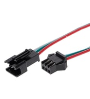 Ayt IC-261J-3 JST SM 3 Pin Kablolu Konnektör Takım Şarjlı Pil Soketi Siyah Kablolu Soket