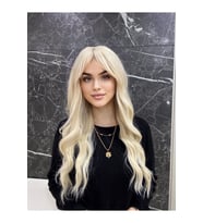 Platin Dalgalı Uzun Perçemli Vip Peruk A++ KALİTEDE