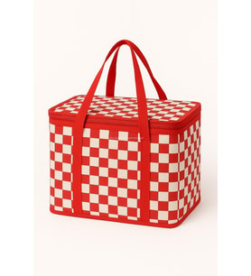 25 Lt Termos Çanta, 33x22x22 cm Piknik ve Kamp Soğutucu Çanta, Suya Dayanıklı İç Kaplama, Geniş Hacimli Taşınabilir Soğuk Tutucu, Fermuarlı Kapaklı, İzolasyonlu Beslenme Çantası