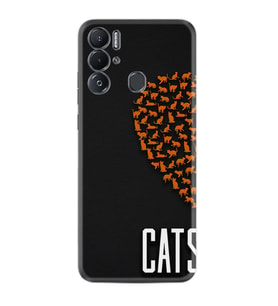 Tecno Pova Neo Kılıf Silikon Desen Özel Seri Cats 1792