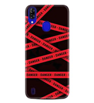 Reeder P13 Blue Plus Kılıf Desenli Silikon Danger 1372