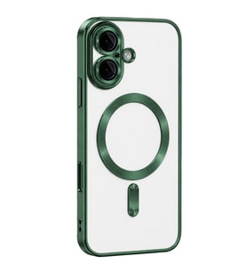 Iphone 16 Kılıf Kross Magneticsafe Kapak - Koyu Yeşil