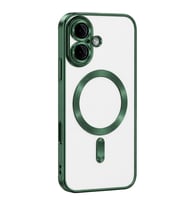 Iphone 16 Kılıf Kross Magneticsafe Kapak - Koyu Yeşil