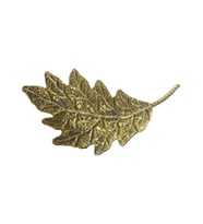 METAL YAPRAK DEKOR BÜYÜK 75 x 45 cm (Gold)